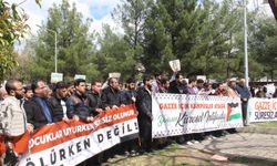 Dicle Üniversitesi öğrencilerinden "Gazze için ayağa kalk" etkinliği