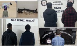 Gaziantep'te uyuşturucu ve silah operasyonu: 5 gözaltı