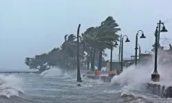 İzmir'de vapur seferlerine rüzgar engelli