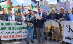 Malatya'da Filistin protestosu: "Kudüs ve Mescid-i Aksa ümmetin iman ve izzet davasıdır!"
