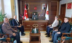 HÜDA PAR İl Başkanlığı'ndan yeni müftüye "hayırlı olsun" ziyareti
