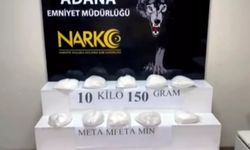 Adana'da 10 kilogram metamfetamin ele geçirildi: 6 tutuklama