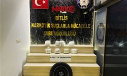 Bitlis’te uyuşturucu operasyonu: Lastik içerisinde 4 kilo skunk ele geçirildi