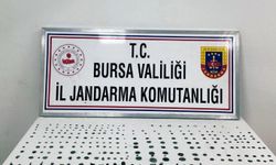 Bursa'da tarih eser operasyonunda 222 sikke ele geçirildi