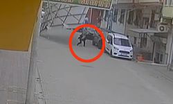 Diyarbakır'da çatının uçması kameraya farklı bir açıdan yansıdı