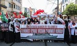 İstanbul Gazze'deki soykırıma tepki için yürüdü