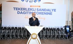 Malatya'da 200 adet tekerlekli sandalye dağıtıldı