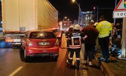 Malatya'da tır ile otomobil çarpıştı: 3 yaralı