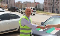 Mardinli hayırsever otomobilini Gazze’ye bağışladı