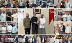 Peygamber Sevdalılarından Diyarbakır'daki işletmelere teşekkür plaketi