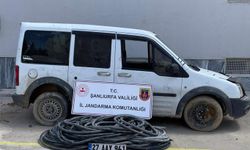 Şanlıurfa’da çalınan elektrik kabloları bulundu