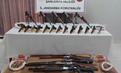 Şanlıurfa'da çok sayıda silah ve mühimmat ele geçirildi: 16 gözaltı