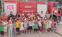 Siirt’te miniklere yangın güvenliği eğitimi