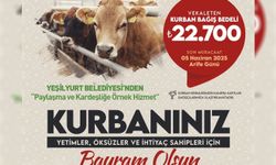 Yeşilyurt Belediyesi ihtiyaç sahipleri için "kurban bağış" hizmeti başlattı 