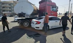 Mardin’de tanker ile otomobil çarpıştı: 6 yaralı