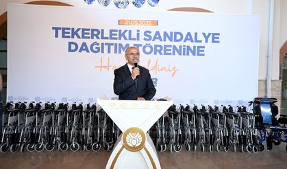 Malatya'da 200 adet tekerlekli sandalye dağıtıldı