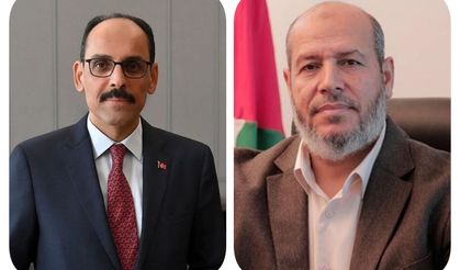 HAMAS'tan Türkiye ile ateşkes teması: Halil el-Hayye, İbrahim Kalın'la görüştü