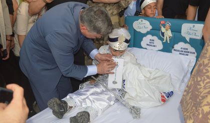 Siirt'te toplu sünnet şöleni ile 118 çocuk sünnet edildi