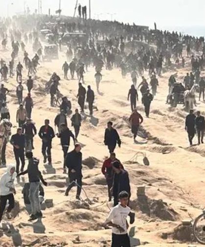 Siyonist rejim açlıktan kırılan Filistinlileri bir kez daha hedef aldı: 3 şehit, 35 yaralı
