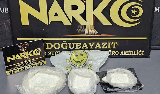 Ağrı'da bir miktar uyuşturucu ele geçirildi