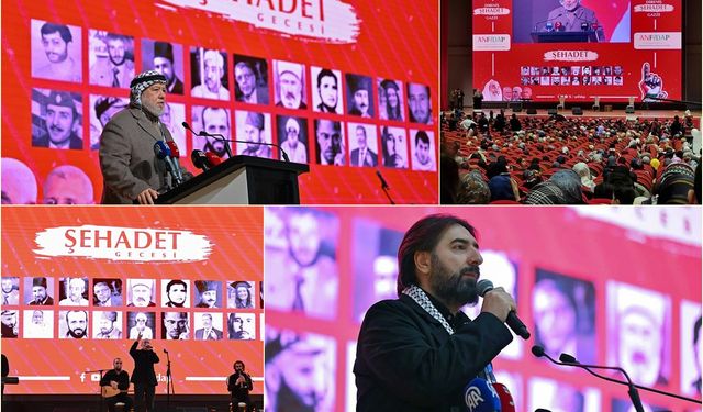 ANFİDAP Ankara'da "Direniş, Şehadet, Gazze" temalı program düzenledi