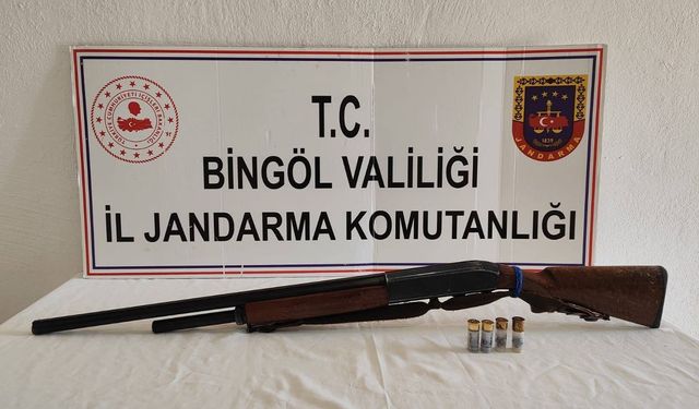 Bingöl’de yasadışı silah operasyonu