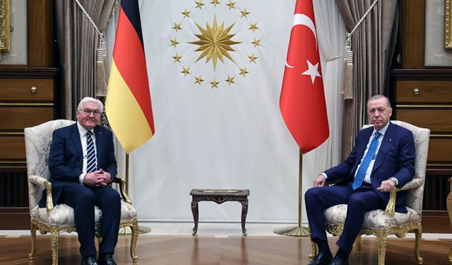 Cumhurbaşkanı Erdoğan, Almanya Cumhurbaşkanı Steinmeier ile görüştü