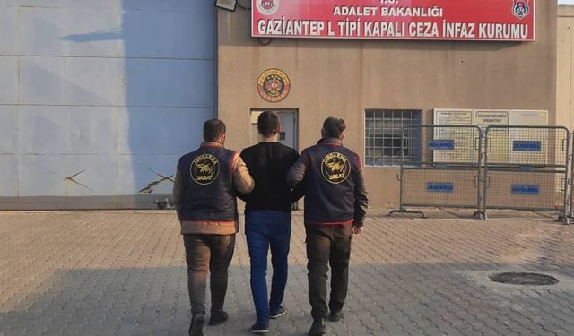 Gaziantep'te 22 yıl hapis cezası bulunan bir kişi yakalandı