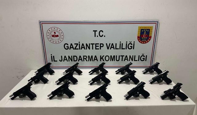 Gaziantep'te silah kaçakçılarına operasyon: 3 tutuklama