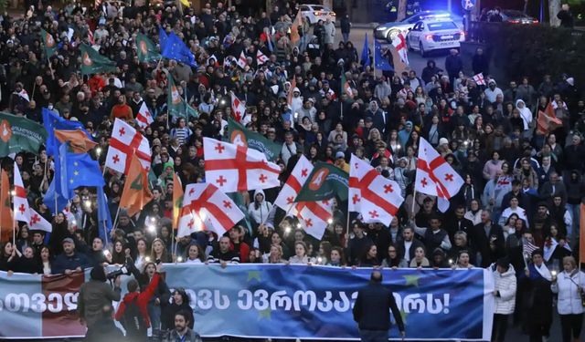 Gürcistan'da AB yanlısı protestolar devam ediyor