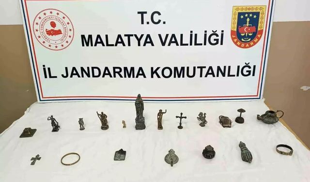 Malatya'da tarihi eser kaçakçılığı operasyonu: 1 gözaltı