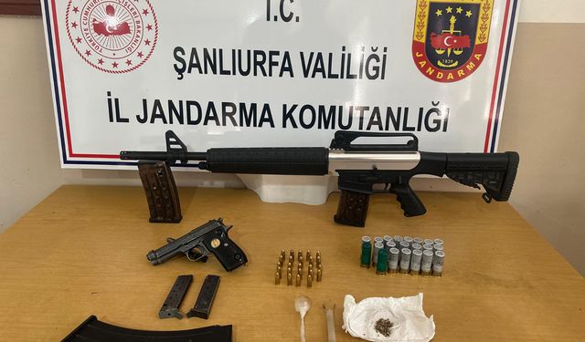 Şanlıurfa’da silah kaçakçılığı operasyonu: 3 gözaltı