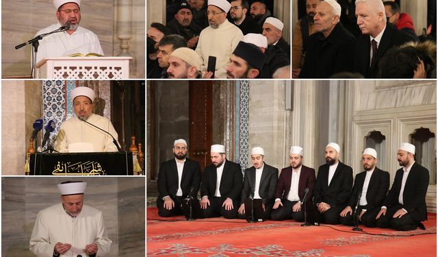 Süleymaniye Camii'nde Berat Kandili idrak edildi