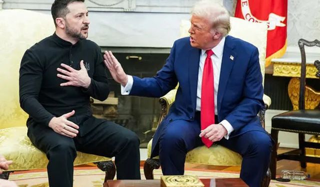 Trump ile Zelenskiy, kameralar önünde tartıştı: Ya bu anlaşmayı imzalarsınız ya da biz yokuz