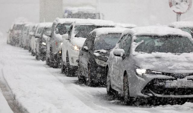 Van'da yoğun kar yağışı