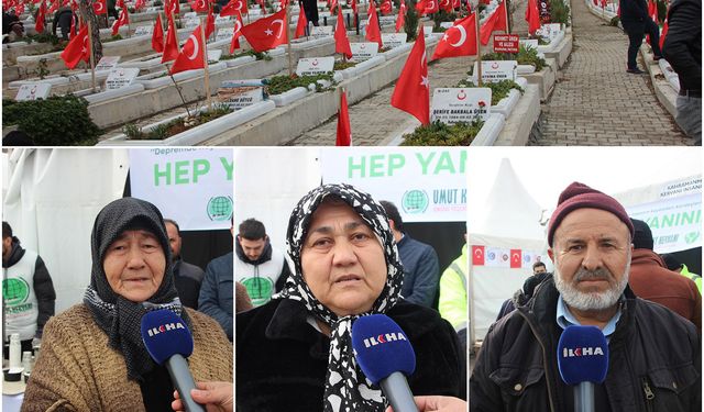 Yakınlarını kaybeden depremzedelerden STK'lara teşekkür