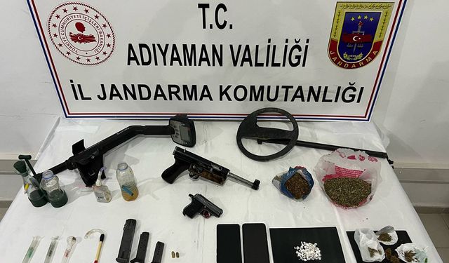 Adıyaman'da uyuşturucu operasyonu: 14 gözaltı