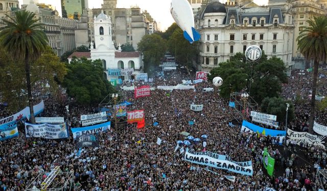 Arjantin'de hükümet karşıtı protesto