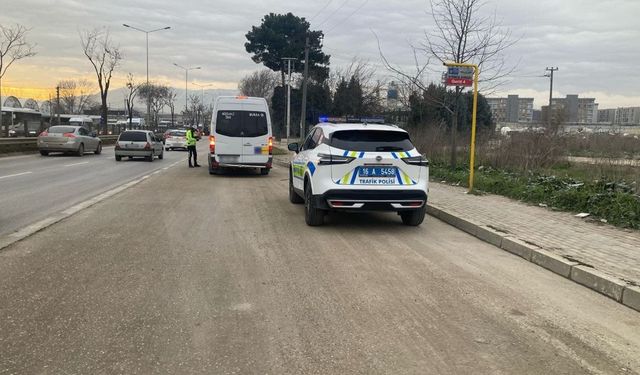 Bursa'da binlerce araç sürücüsüne cezai işlem uygulandı