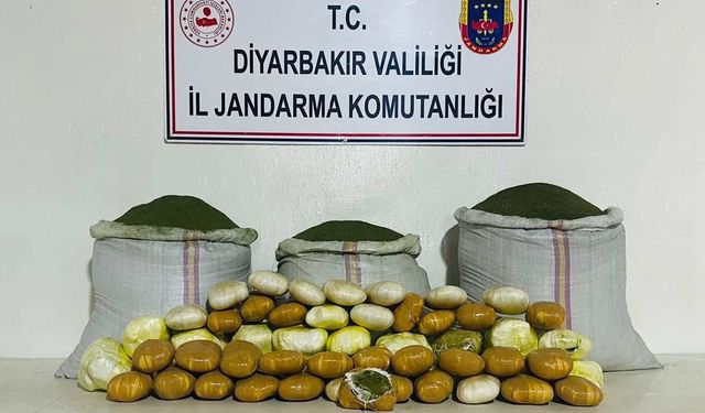 Diyarbakır'da 180 kilogram uyuşturucu ele geçirildi