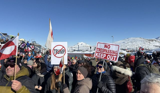 Grönland'da Trump'ın "ilhak" açıklamaları protesto edildi 