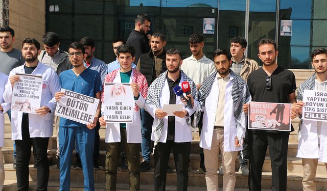 Harran Üniversitesi öğrencilerinden Gazze’deki sağlık sistemine destek çağrısı