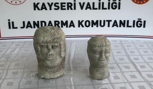 Kayseri'de tarihi eser operasyonu: 1 gözaltı