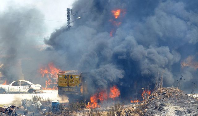 Lübnan'da gaz tankeri patladı: 4 ölü