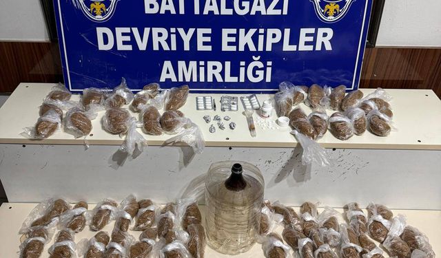 Malatya’da uyuşturucu operasyonu: 2 gözaltı