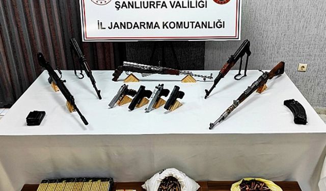 Şanlıurfa'da silah kaçakçılığı operasyonunda 6 gözaltı