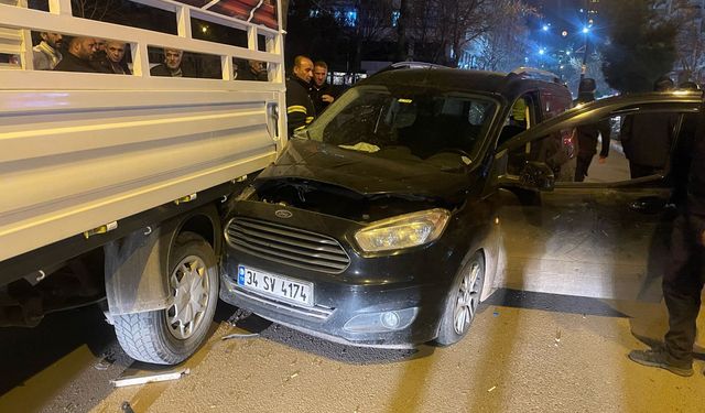 Siirt’te trafik kazası: 1 yaralı