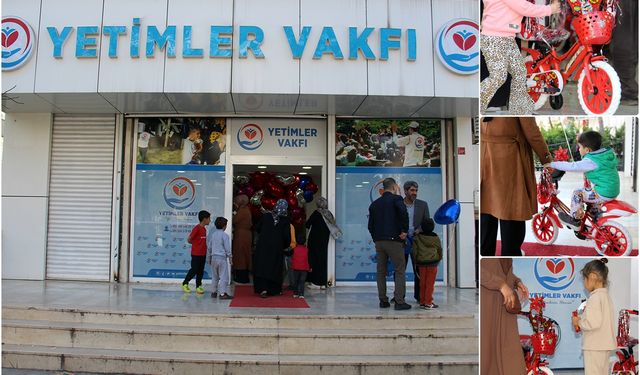 Yetimler Vakfı Dünya Yetimler Gününde minik yürekleri sevindirdi