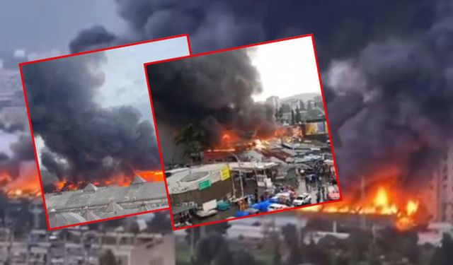 Tiflis'te büyük yangın 
