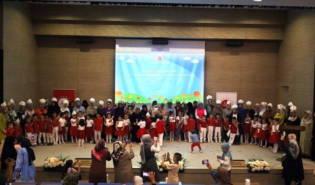 4-6 yaş Kur'an kursu öğrencileri için yılsonu etkinliği düzenlendi